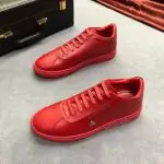 baskets basses philipp plein chaussures homme skull red